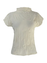 pleated turtleneck T (2color)