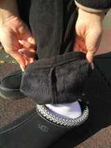 Down Lining Corduroy Wide Pants