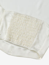 Scarf halter top (Cream)