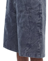 OVERDYED D.L.P SHORTS - GRAY PURPLE