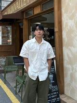 Cozy western cotton short sleeve shirt