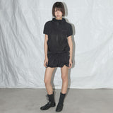 Dot Balloon Mini Skirt (Black) F25QD895