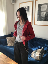 Labo High Neck Hooded Zip-Up (7c)