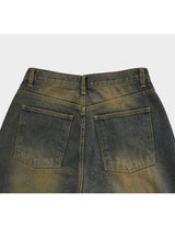 メゾンウォッシングワイドデニムパンツ