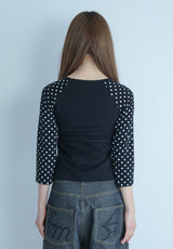 dotwing raglanT(black)