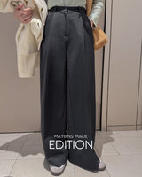 【MADE】One pin tuck wide slacks