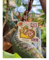 UnsocialNight original design wooden tone cute Oli frog oliwa co-branded イラスト入りアロマセラピーカード