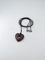 [HEART] ロピーネックレス (Red brown)