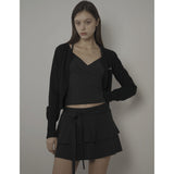 DOT CAMISOLE-BLACK