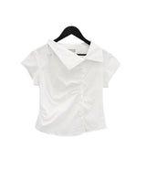 Asel Unbalance Sailor Blouse