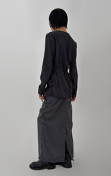 SHIRRING STRAP BLOUSE
