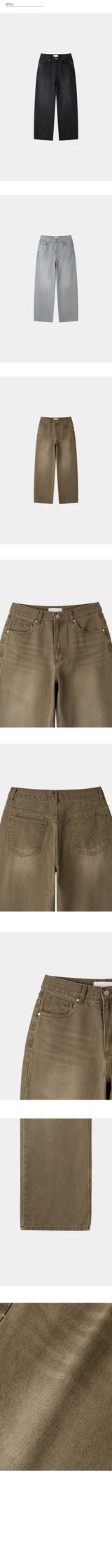 raid-washed denim (3 colors)