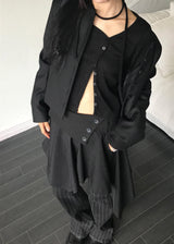 ドレープラップミニスカート
