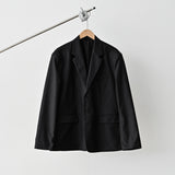 WIT SEMI OVERSIZE BLAZER BK 