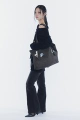 BELTED SHOULDER BAG leopard