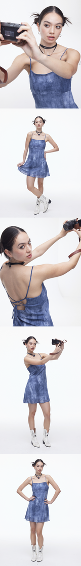 Denim Print Mesh OPS(BL)