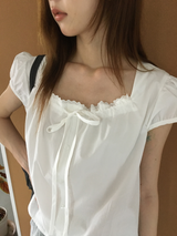 French puff blouse (3color)