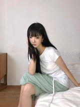 Cuico Balloon Midi Skirt