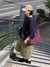 [SEMADE] HARBOR Waffle Round Neck Half 1/2 T
