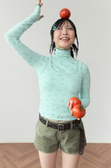 スマイルタートルネック mint