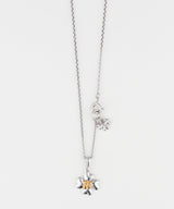 ダブルクローバーネックレスG (925 silver)