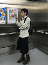 Shua Seersucker Stripe Shirt 2C