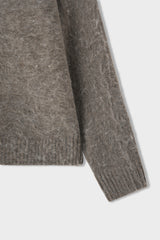 Tori Wool Brush Knit Cardigan 4C