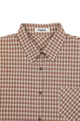 ウィーンチェッカードシャツ [Brown]