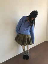 ラ フリル ピンタック ミディスカート (3 Colors)