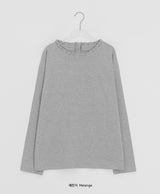 Hiran Button Frill Over Long Sleeve Tee