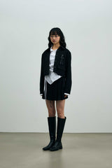 MILD CROP BLAZER / BLACK