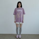 KIRIGIRL ボクシーTシャツ _PURPLE