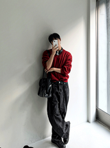 クリフツイスト Vネックニット