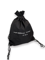 Reverse Logo Gym Sack / Black