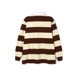 Striped Rugby Shirt_Brown