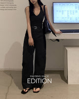 [MADE] Chemi curved wide pants