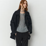ストリングボートネックニット_2Color