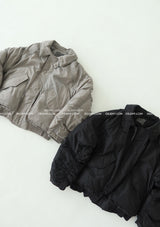 [UNISEX] エアブルゾン オーバーサイズフィット シャーリングパディング