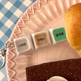 [withsome made] ニコチン • カフェイン • アルコール LEDキーキャップキーリング (3 Keys)