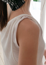 3-way Twist  Sleeveless Top_White