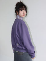 LUCKY SWEATSHIRT (DUST PURPLE)