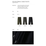 NYLON STRING CARGO PANT'S