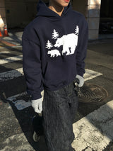 Polar Bear Fleece Dye Hoodie 3C