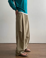 Ripple Pintuck Nylon pants