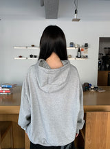 Kusaki Check Button Hoodie