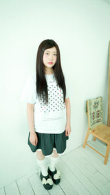 クローバーハグTシャツ / white melange