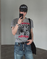 ヘブン グラフィック レタリング ショートスリーブ Tシャツ