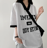 Take color matching line short sleeve