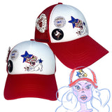 Lucky kitty Button Cap