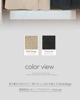 Peaked color Wool long coat